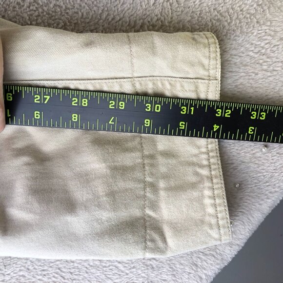 Brandon Thomas Mens Shirt Jacket Medium Corduroy Shacket Button Up Beige Casual - Picture 6 of 9